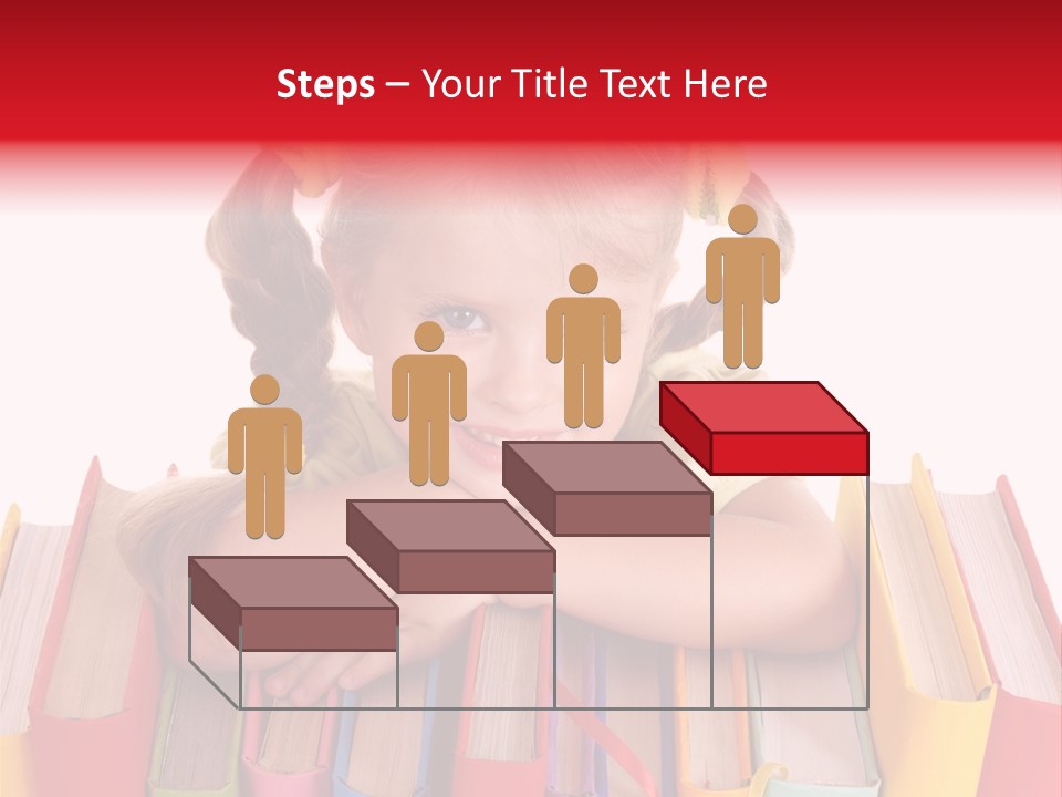 Pile Hardcover Child Prodigy PowerPoint Template