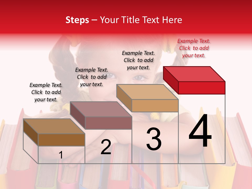 Pile Hardcover Child Prodigy PowerPoint Template