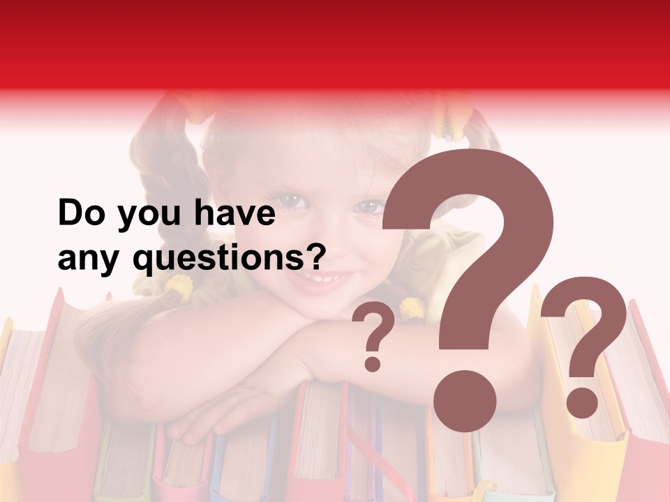 Pile Hardcover Child Prodigy PowerPoint Template