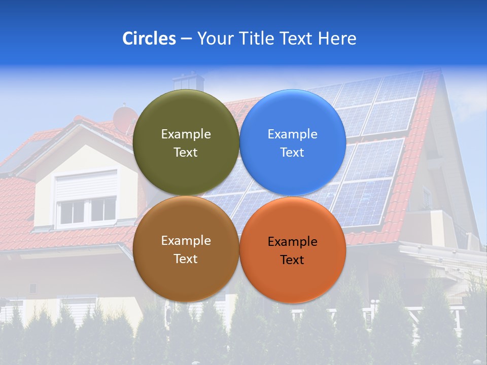 Alternative Environmental Photovoltaic PowerPoint Template