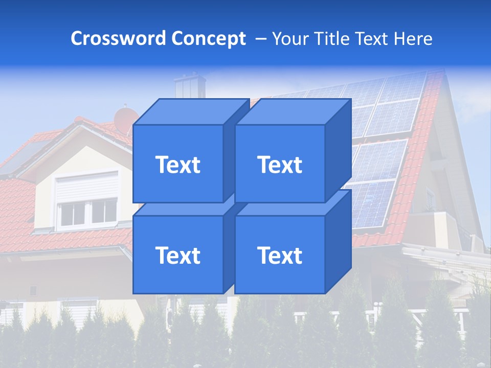 Alternative Environmental Photovoltaic PowerPoint Template