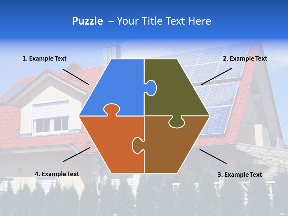 Alternative Environmental Photovoltaic PowerPoint Template