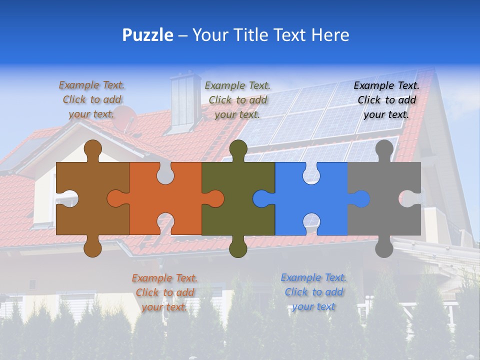 Alternative Environmental Photovoltaic PowerPoint Template