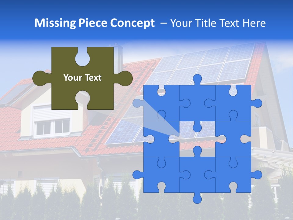 Alternative Environmental Photovoltaic PowerPoint Template