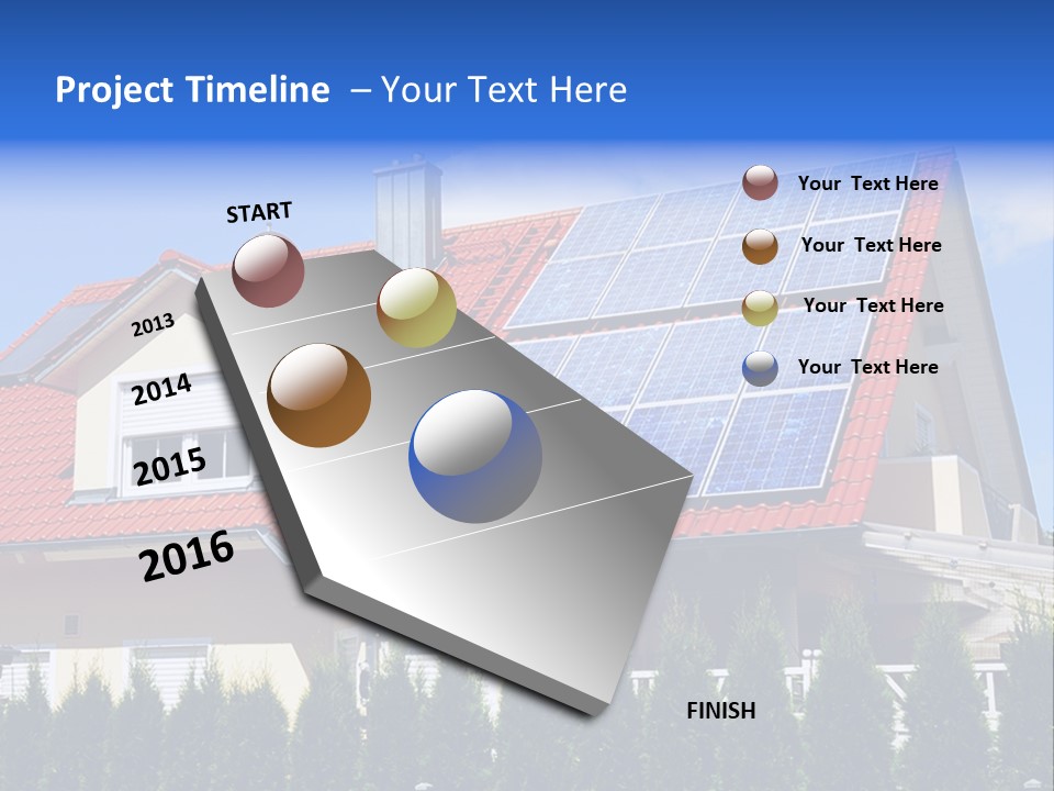 Alternative Environmental Photovoltaic PowerPoint Template