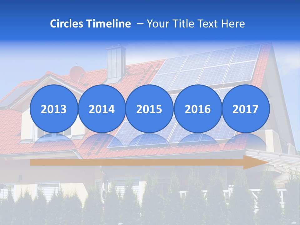Alternative Environmental Photovoltaic PowerPoint Template