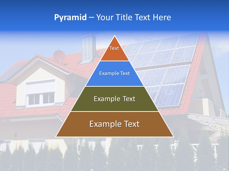 Alternative Environmental Photovoltaic PowerPoint Template