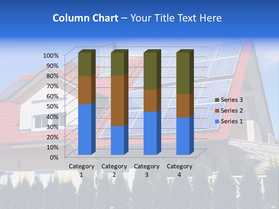 Alternative Environmental Photovoltaic PowerPoint Template