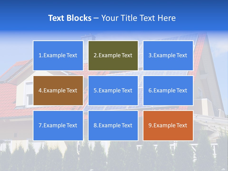 Alternative Environmental Photovoltaic PowerPoint Template