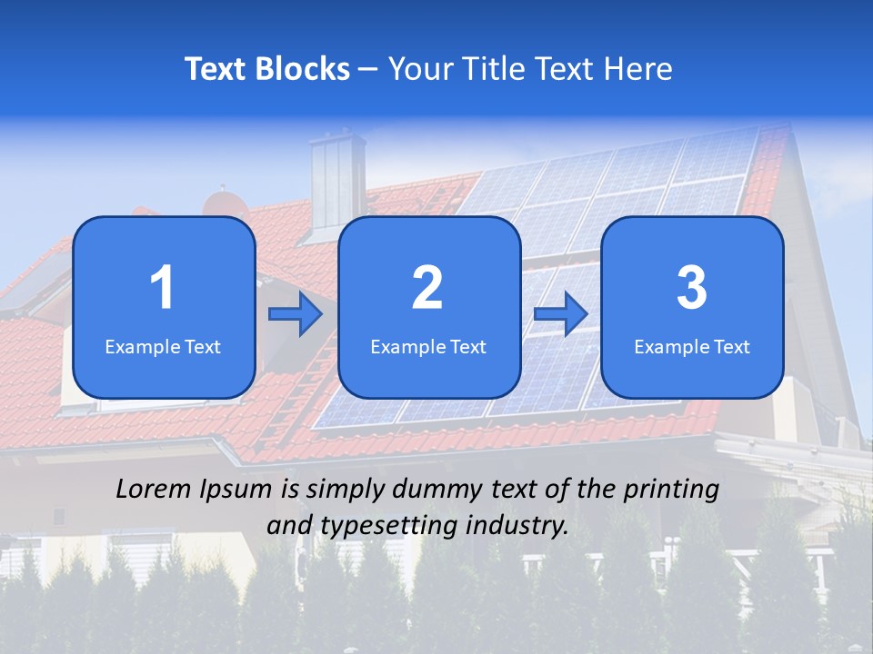 Alternative Environmental Photovoltaic PowerPoint Template