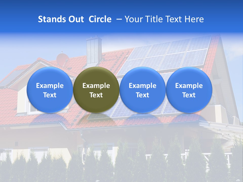 Alternative Environmental Photovoltaic PowerPoint Template