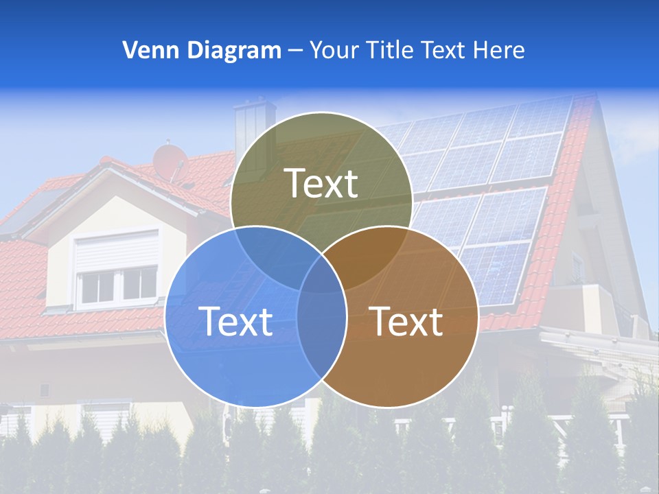 Alternative Environmental Photovoltaic PowerPoint Template