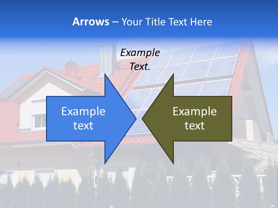 Alternative Environmental Photovoltaic PowerPoint Template