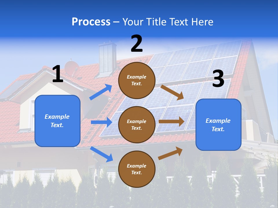 Alternative Environmental Photovoltaic PowerPoint Template