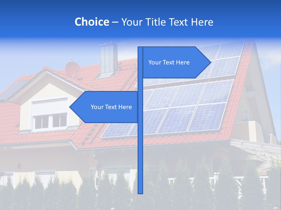 Alternative Environmental Photovoltaic PowerPoint Template