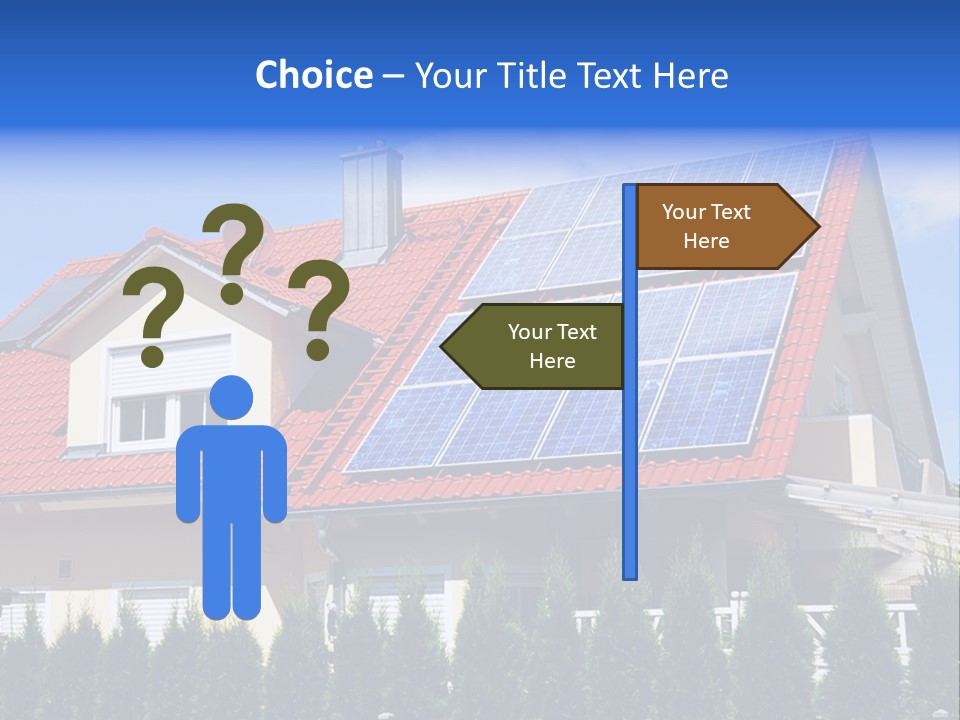 Alternative Environmental Photovoltaic PowerPoint Template