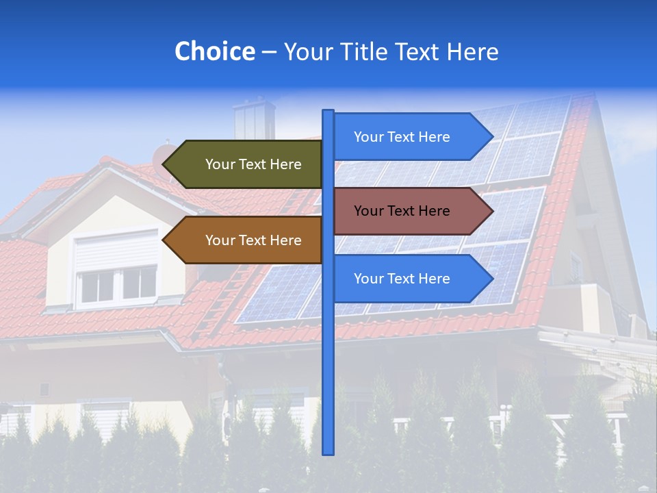 Alternative Environmental Photovoltaic PowerPoint Template