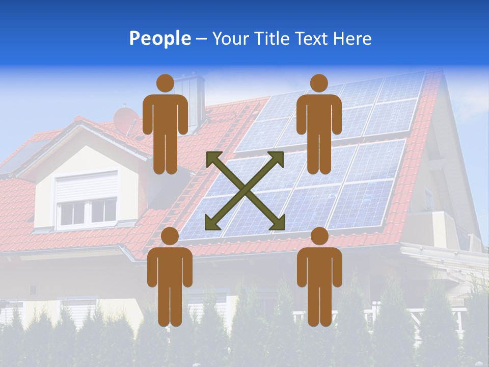 Alternative Environmental Photovoltaic PowerPoint Template