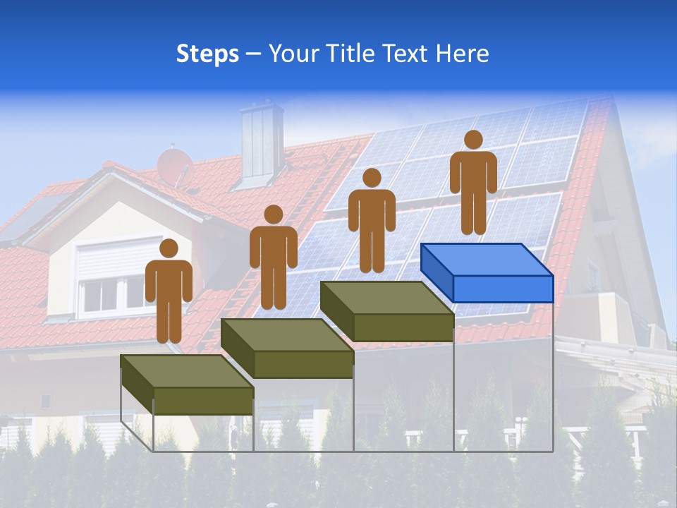 Alternative Environmental Photovoltaic PowerPoint Template