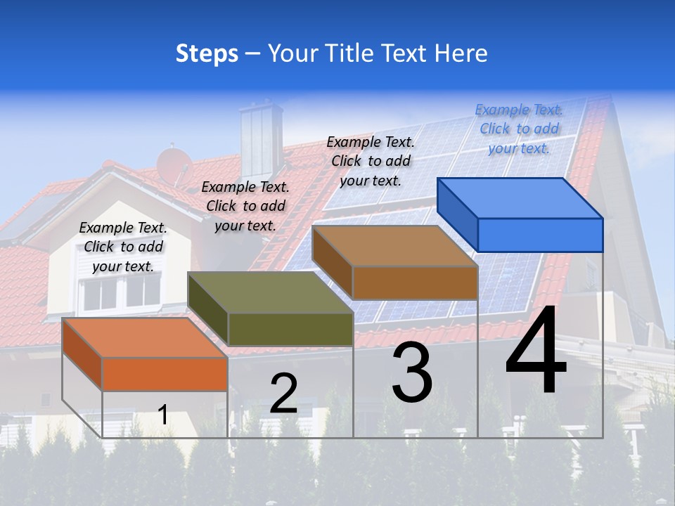 Alternative Environmental Photovoltaic PowerPoint Template