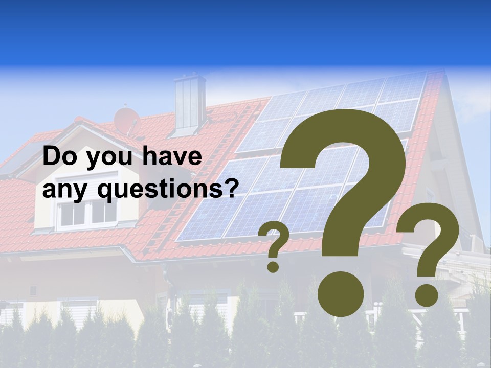 Alternative Environmental Photovoltaic PowerPoint Template