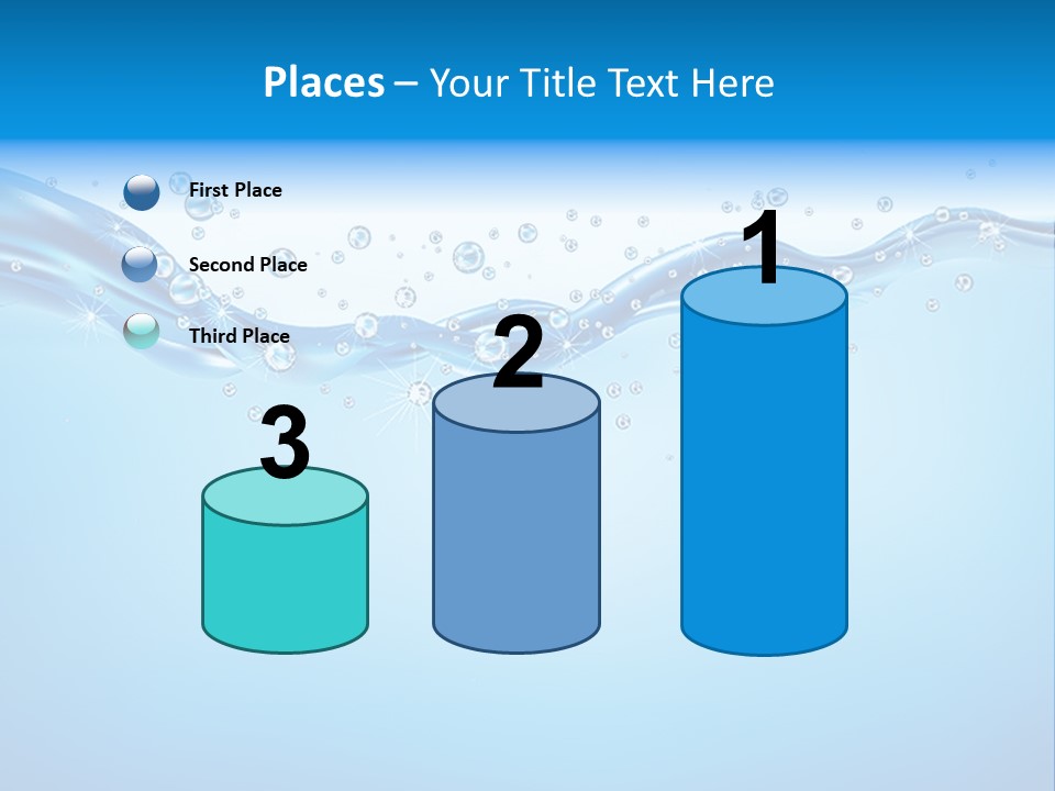 Wave Splash Curve PowerPoint Template