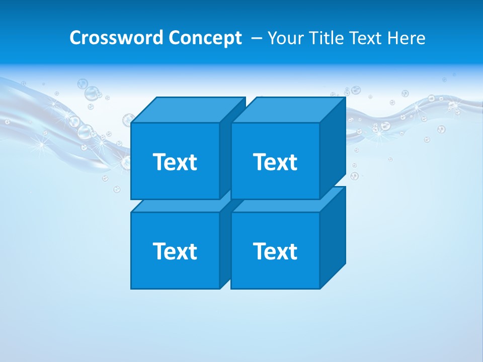 Wave Splash Curve PowerPoint Template