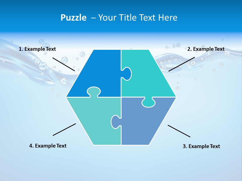 Wave Splash Curve PowerPoint Template