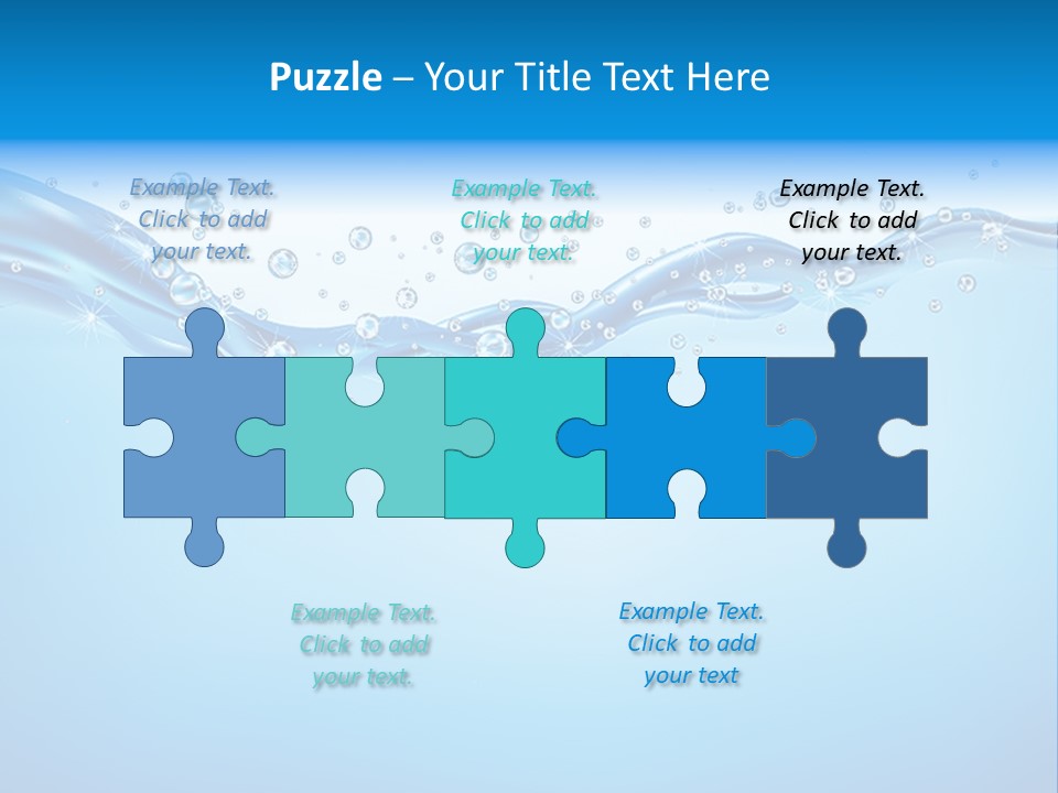 Wave Splash Curve PowerPoint Template