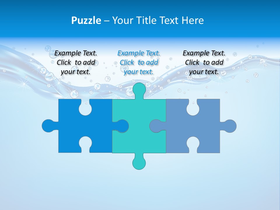 Wave Splash Curve PowerPoint Template