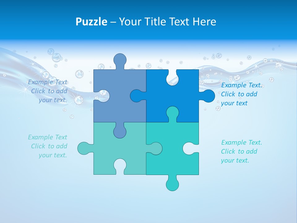 Wave Splash Curve PowerPoint Template