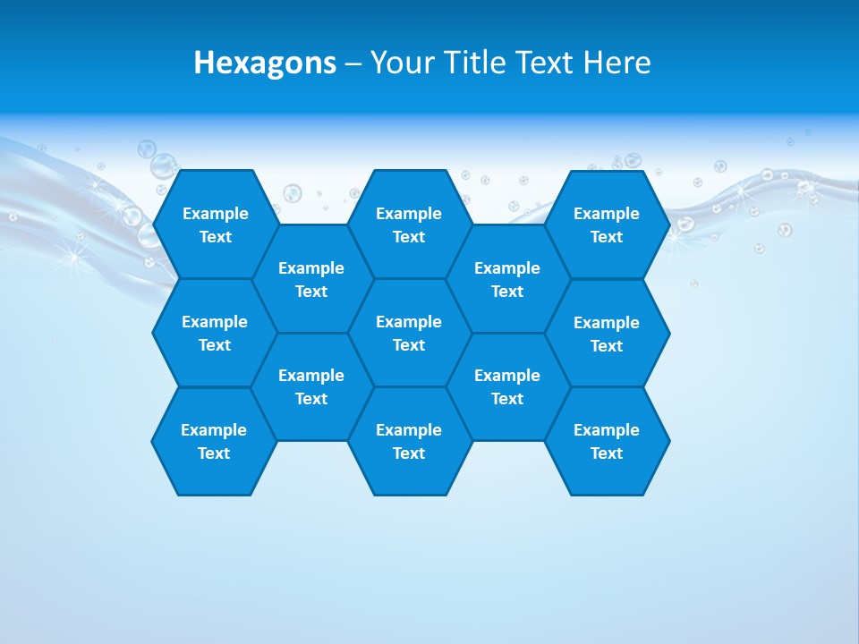 Wave Splash Curve PowerPoint Template