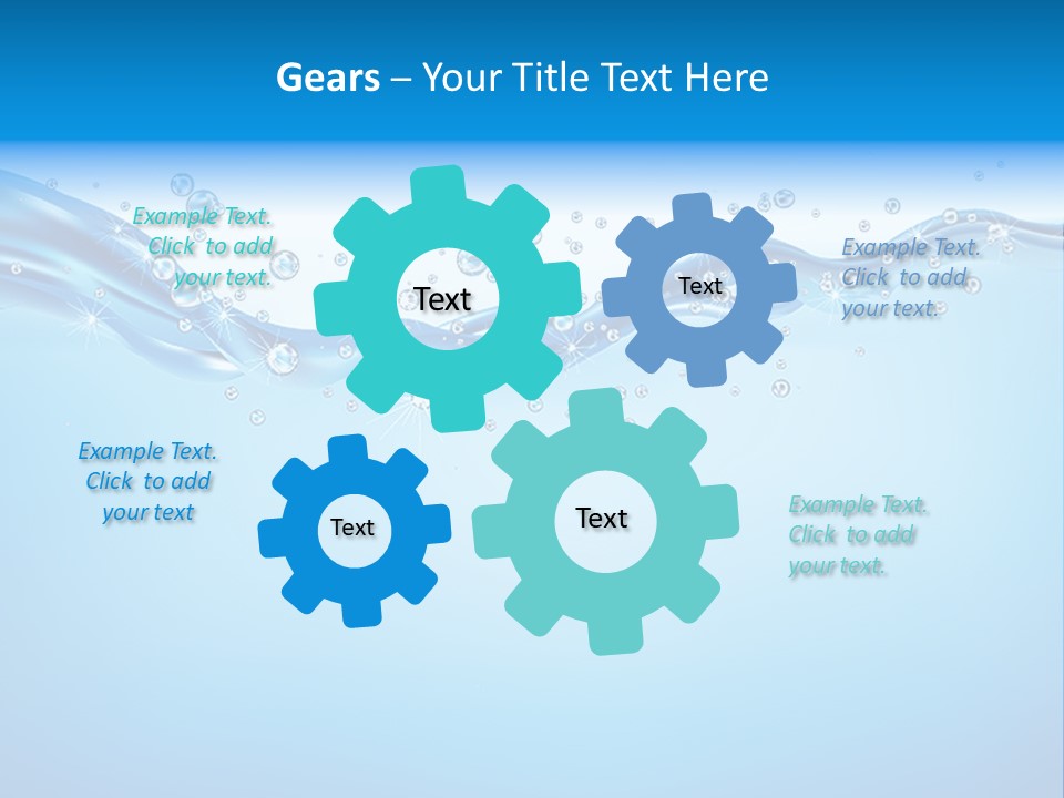 Wave Splash Curve PowerPoint Template