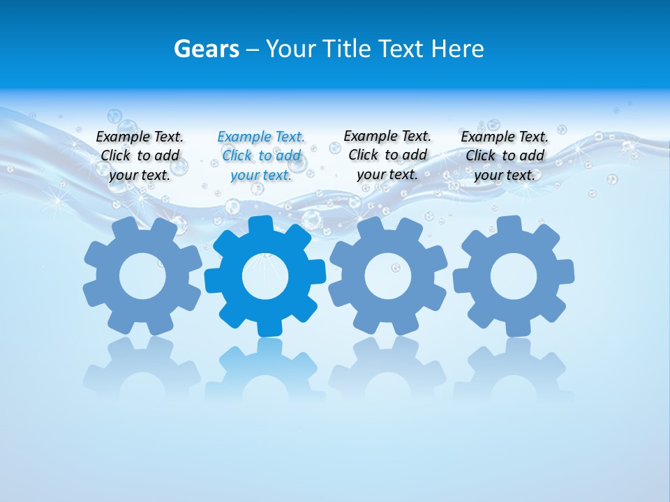 Wave Splash Curve PowerPoint Template