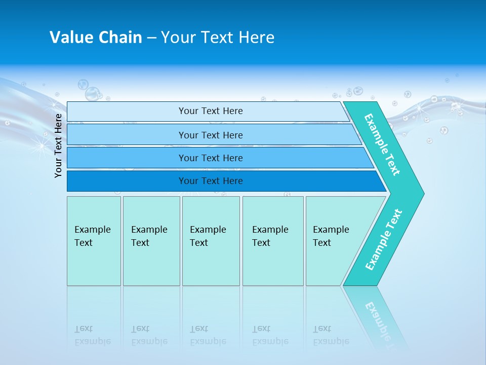 Wave Splash Curve PowerPoint Template