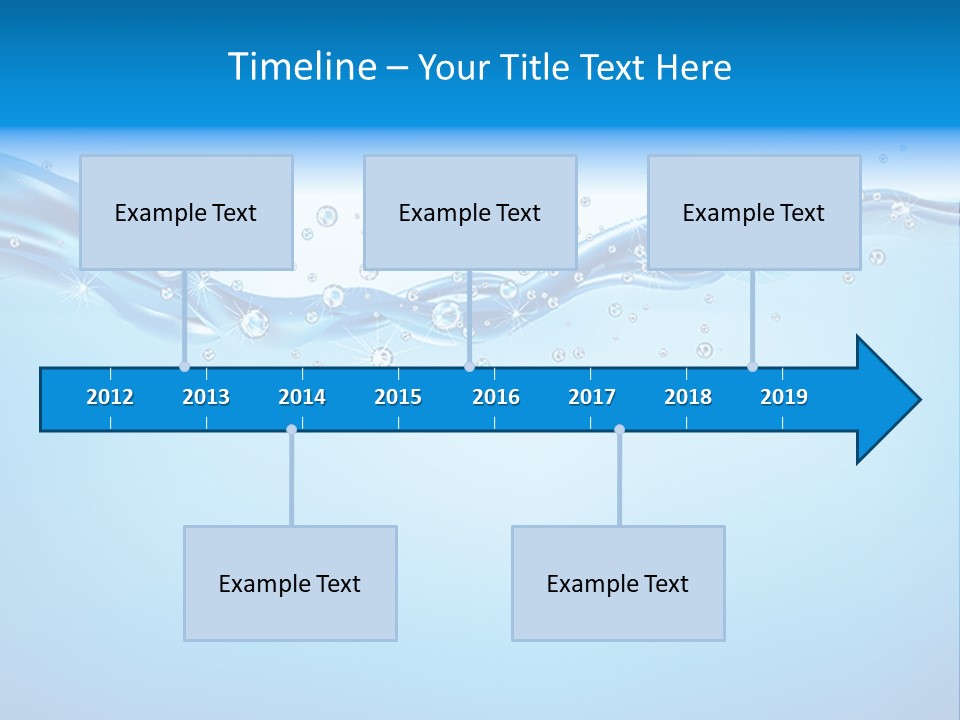 Wave Splash Curve PowerPoint Template
