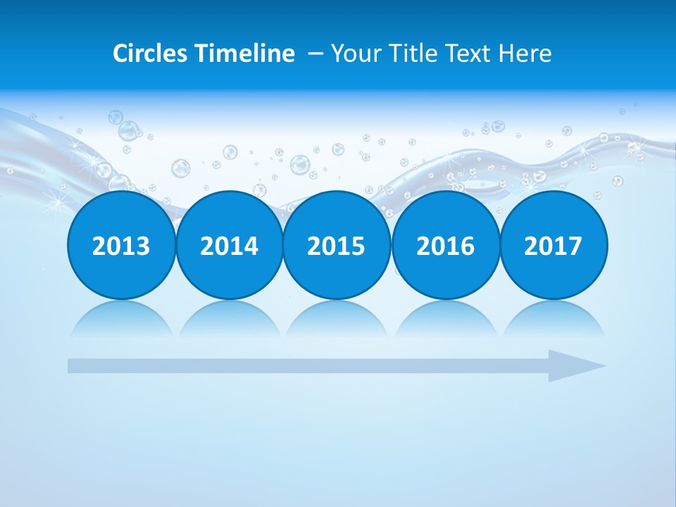 Wave Splash Curve PowerPoint Template