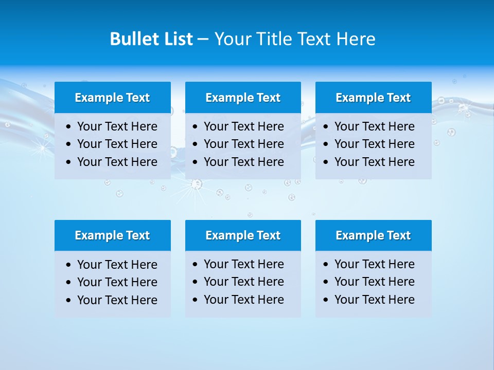 Wave Splash Curve PowerPoint Template