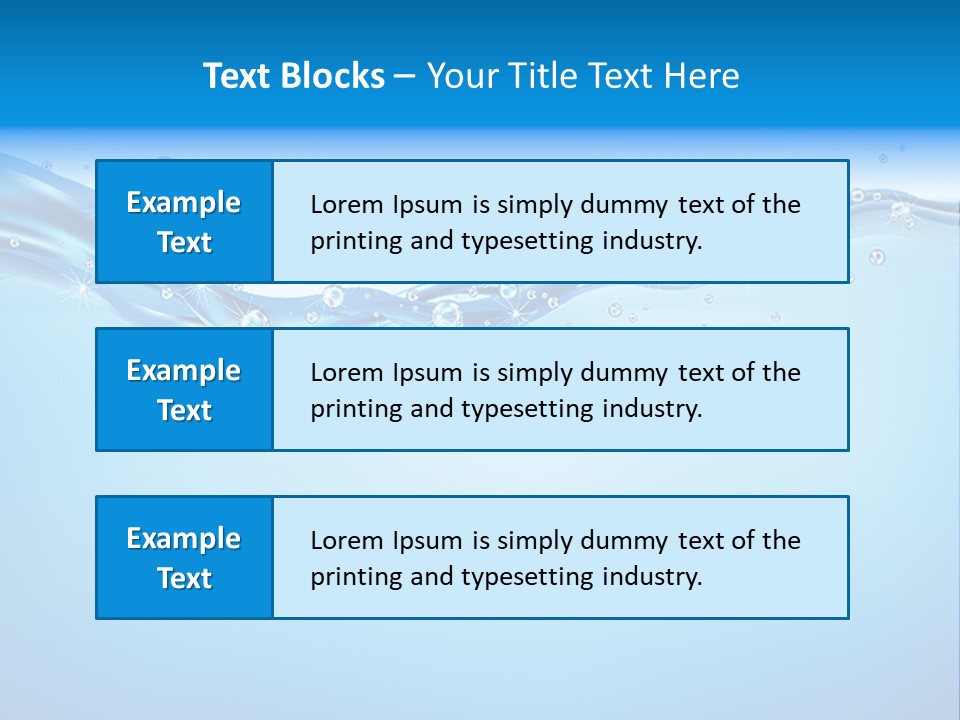 Wave Splash Curve PowerPoint Template