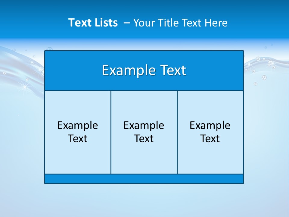 Wave Splash Curve PowerPoint Template