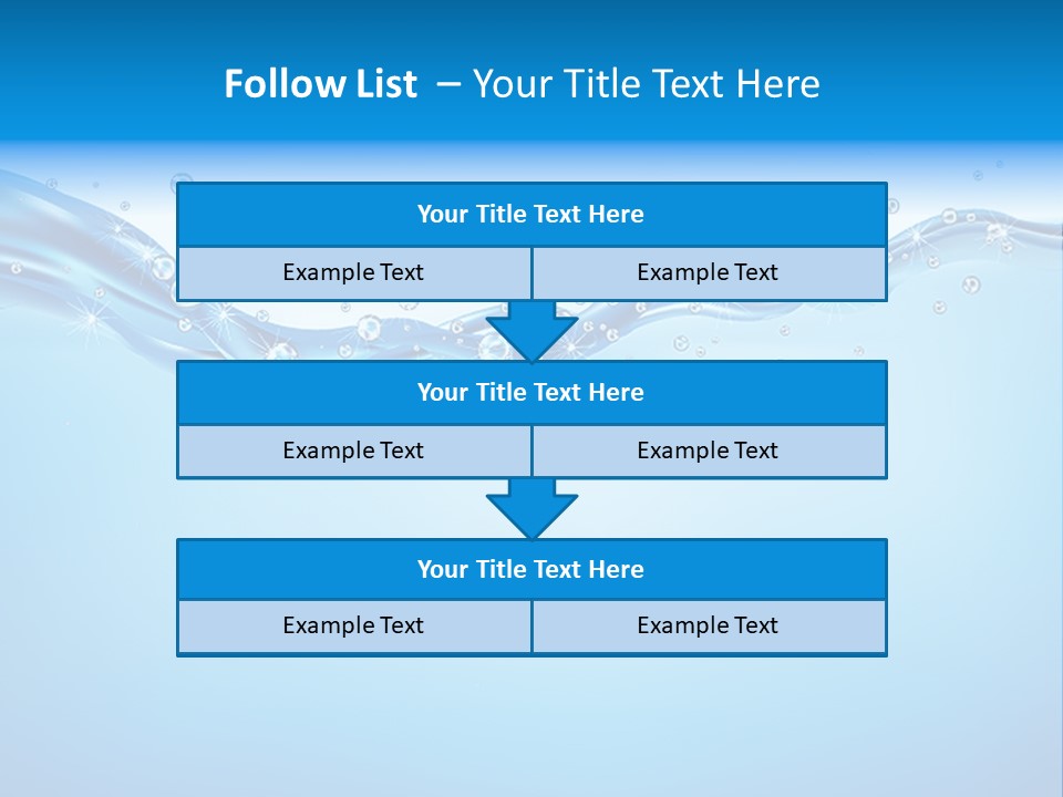 Wave Splash Curve PowerPoint Template