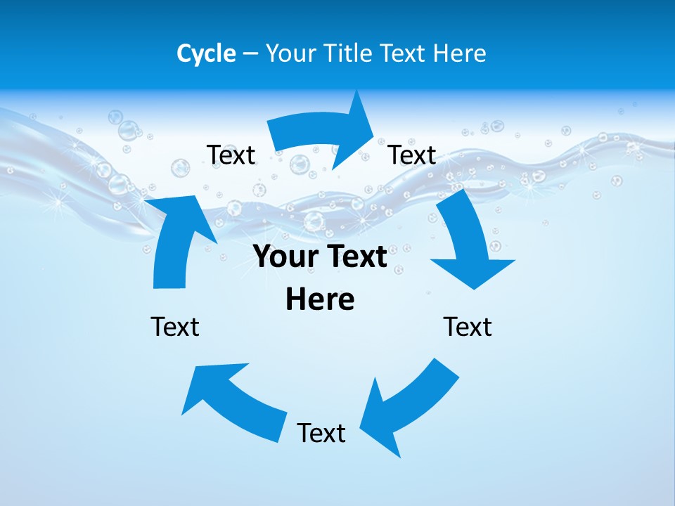 Wave Splash Curve PowerPoint Template