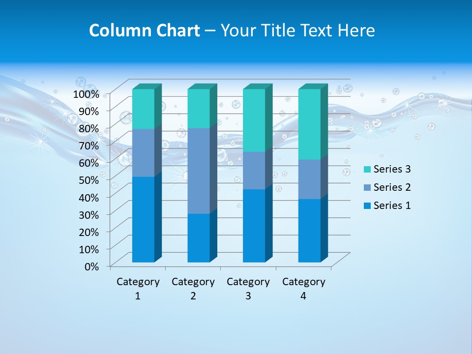 Wave Splash Curve PowerPoint Template