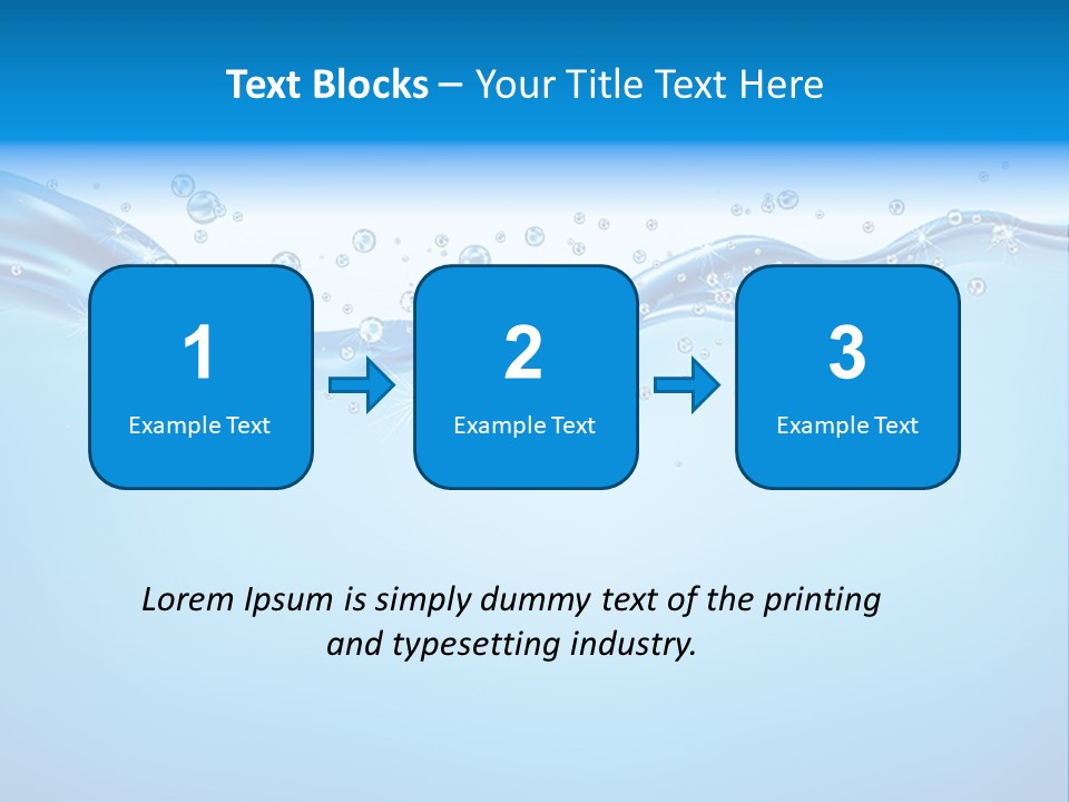 Wave Splash Curve PowerPoint Template