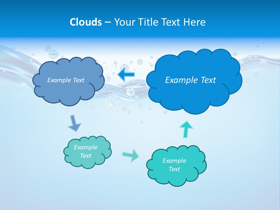 Wave Splash Curve PowerPoint Template