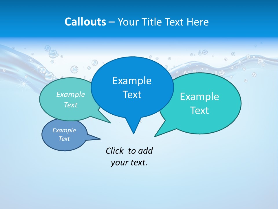 Wave Splash Curve PowerPoint Template