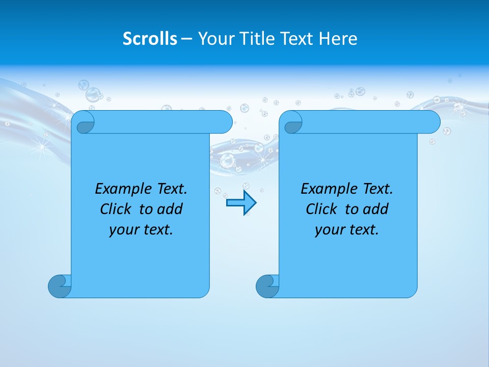 Wave Splash Curve PowerPoint Template