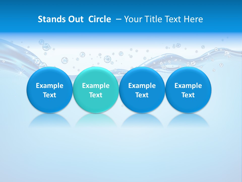 Wave Splash Curve PowerPoint Template