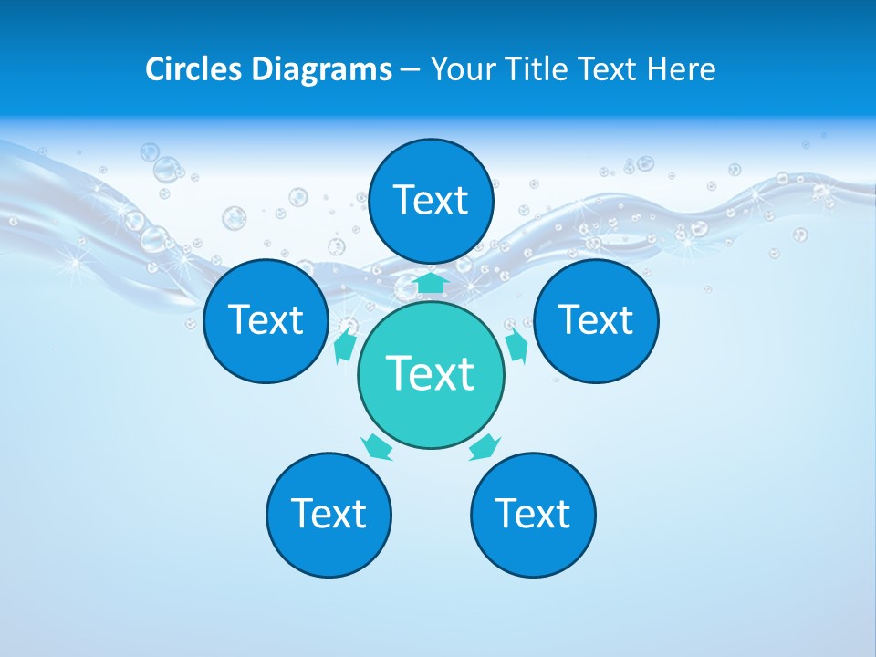 Wave Splash Curve PowerPoint Template