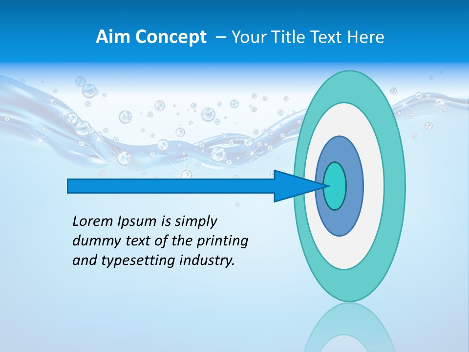 Wave Splash Curve PowerPoint Template